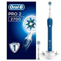 Oral-B Pro 2 2700 CrossAction Adulte Brosse à dents rotative oscillante Bleu