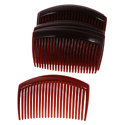 12pcs Peigne à Cheveux Café en Résine / Plastique en Plastique pour Femme Fille