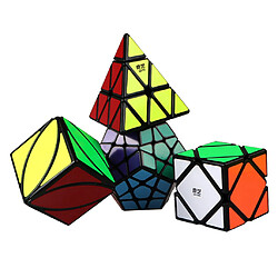 Acheter Ensemble 4 Pièces Speed Cube Cube Magique Puzzle Brain Teaser Speed Cube Intelligence Toy