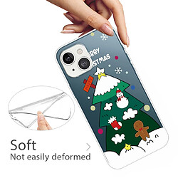 Coque en TPU antichoc, motif de Noël, antichute pour votre iPhone 14 Plus - Sapin de Noël