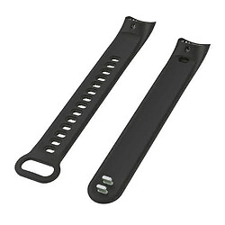 Bracelet en silicone ajustable noir pour votre Huawei Honor Band 3