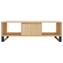 Maison Chic Table basse,Table Console Table d'appoint, Table pour salon chêne sonoma 104x60x35 cm bois d'ingénierie -MN88514 pas cher