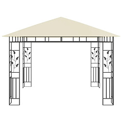 Avis Maison Chic Auvent,Belvédère d'extérieur avec moustiquaire,Tonnelle 3x3x2,73 m Crème 180 g/m² -GKD28400