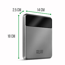 Powerbank 20000mAh 2 USB-C 100W + 2 USB 22.5W 4smarts Enterprise Slim Gris pas cher