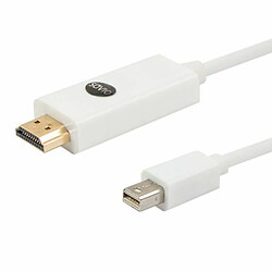 Savio CL-83 câble vidéo et adaptateur 1,8 m Mini DisplayPort HDMI Blanc