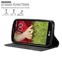 Acheter Cadorabo Coque LG G2 MINI Etui en Noir