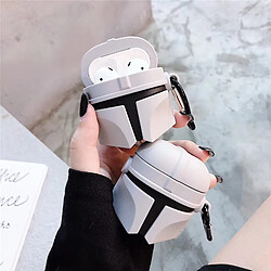 GUPBOO Airpods Coque Housse Étui Protecteur Compatible pour AirPods1/2-casque star wars mandalorien