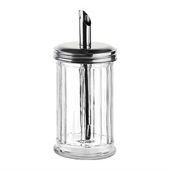 Sucrier Doseur Professionnel en Inox et Verre - Bec de 19 mm - Olympia