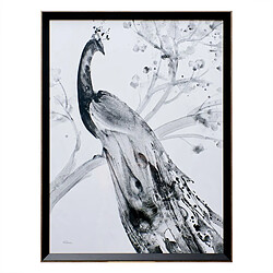 BigBuy Home Toile Blanc Noir 80,6 X 4 X 105,6 CM