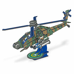 Graines Creatives Puzzle Maquette Helicoptere de combat