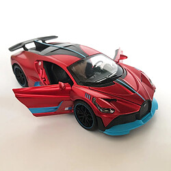 Universal 1: 32 Voiture de sport, modèle de jouet en métal moulé sous pression, super véhicule, tirez le groupe de cadeaux(Rouge)