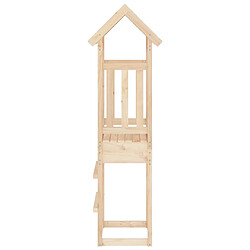 Acheter vidaXL Tour de jeu 52,5x46,5x206,5 cm bois massif