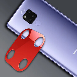 Wewoo Couverture complète de l'anneau de protection de la lentille de la caméra arrière en métal pour téléphone portable 10D Huawei Mate 20 X Rouge 