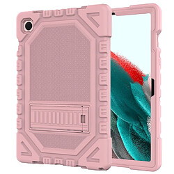 Coque en silicone antichoc avec béquille or rose pour votre Samsung Galaxy Tab A8 10.5 (2021)