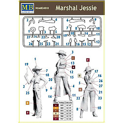 Master Box Figurine Mignature Marshal Jessie pas cher