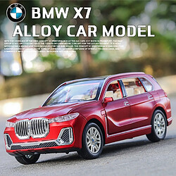 Acheter Universal 1: 24 Nouveau modèle de voiture en alliage BMW X7 Voiture jouet moulée sous pression Simulation du son des lumières Retour à la collection de jouets pour enfants Livraison gratuite | Voiture jouet moulée sous pression(Rouge)