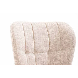 Non Chaise Elda tissu naturel pas cher