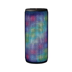 Universal Haut-parleur Bluetooth YH-Lumineux (360 LED Light Affichage, sans fil, Bluetooth, entrée AUX 3,5 mm, micro SD ou USB) -8 Go (noir)