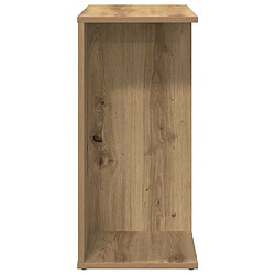 Acheter vidaXL Table de chevet chêne artisanal 46,5x29x61 cm bois d'ingénierie