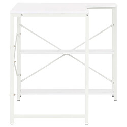 Acheter vidaXL Bureau d'ordinateur Blanc 120x72x70 cm