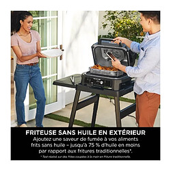 Barbecue électrique avec fumoir et thermosonde - NINJA - Woodfire Pro Connect XL - OG901EU - Granulés Woodfire pas cher