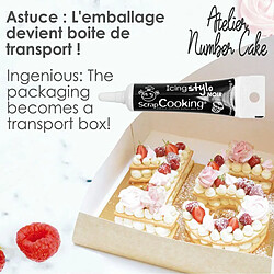 Avis Scrapcooking Coffret atelier number cake + Stylo de glaçage noir