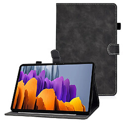 Etui en PU noir pour votre Samsung Galaxy Tab S7 T870/Galaxy Tab S8 X700/X706