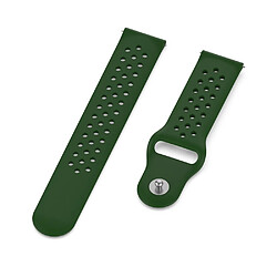 Acheter Bracelet en silicone Trous respirants de 22 mm vert armé pour votre POLAR Vantage M