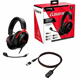 HP Casques avec Microphone Hyperx 727A9AA Rouge Rouge/Noir