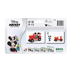 DISNEY Brio Mickey Mouse & Locomotive - Train sans pile pour circuit de train en bois - Ravensburger - Des 3 ans - 32282 pas cher