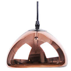 ICONIK INTERIOR Lampe Suspension Nullify Style - 18cm - Métal Chromé Bronze