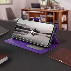 Acheter Avizar Housse Galaxy A40 Étui Portefeuille Rangements Cartes Fonction Support violet