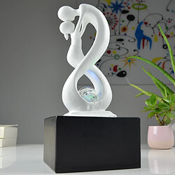 Zenlight Fontaine d'intérieur design éclairage LED Amor blanc et noir