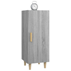 Acheter vidaXL Buffet Sonoma gris 34,5x34x90 cm Bois d'ingénierie