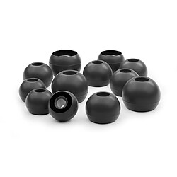 OKULI 12 x Écouteurs en Silicone Embouts d'oreilles pour BEATs Studio Buds, Fit Pro Casque Écouteurs en Noir