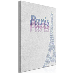 Artgeist Tableau - Paris in Watercolours (1 Part) Vertical [20x30]