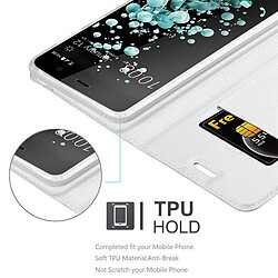 Cadorabo Coque HTC U PLAY Etui en Argent pas cher