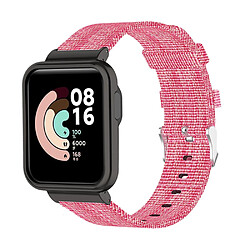 Bracelet en nylon sangle réglable, rose pour votre Xiaomi Redmi Watch/Mi Watch Lite