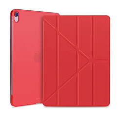 Wewoo Housse Étui Coque en cuir PU magnétique ultra-mince avec rabat horizontal pour iPad Pro 11 pouces 2018avec fonction Veille / Réveil Rouge