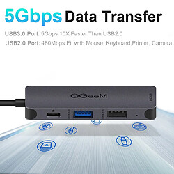 Avis Universal USB C Apple Notebook Pro USB 3.1 Type C Hub 3.0 2.0 USB C HDMI Adaptateur PD Docking Station pour Huawei Mate 20 Pro OTG Splitter | Hub USB