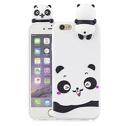 Coque en TPU Poupée 3D mignonne panda souriant pour votre Apple iPhone 6s/6 4.7 pouces