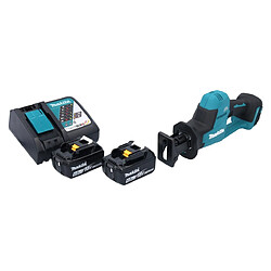 Makita DJR189RG Scie récipro sans fil 18V Brushless + 2x Batteries 6,0 Ah + Chargeur