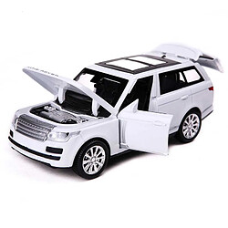 Universal 1: 32 Jouets Voiture Rover 4x4 Jouets en métal Voitures en alliage Voitures moulées sous pression Modèles de voiture Modèles à petite échelle Voitures jouets pour enfants(blanche)