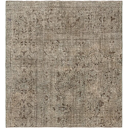 Vidal Tapis de laine 143x133 beige Vintage Royal