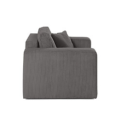 Bestmobilier Topaze - fauteuil - en velours côtelé