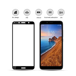 Wewoo Film de verre trempé 2pcs mocolo 0.33mm 9H 2.5D de pour impression en soie Xiaomi Redmi 7A