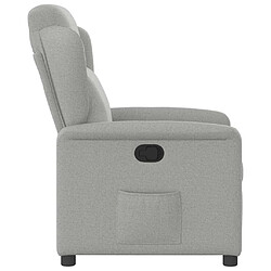 Avis vidaXL Fauteuil inclinable gris nuage tissu