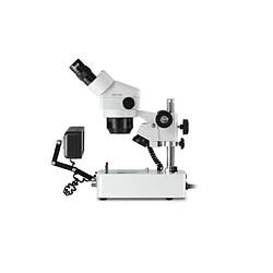 Avis Kern sohn Kern - Microscope à bijoux OZG, binoculaire HWF 10x/Ø 20 mm objectif 0,7x - 3,6x - OZG 493