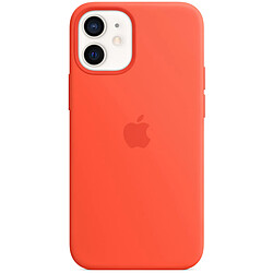 Apple Coque en silicone MagSafe pour l'iPhone 12 Mini - Electric Orange