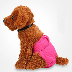 femelle chien chiot pantalons chienne saison menstruel couche-culotte hygiénique rose rouge m pas cher